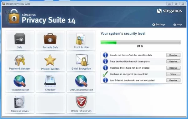 Steganos Privacy Suite 22.3.3 With Serial key Free Download
